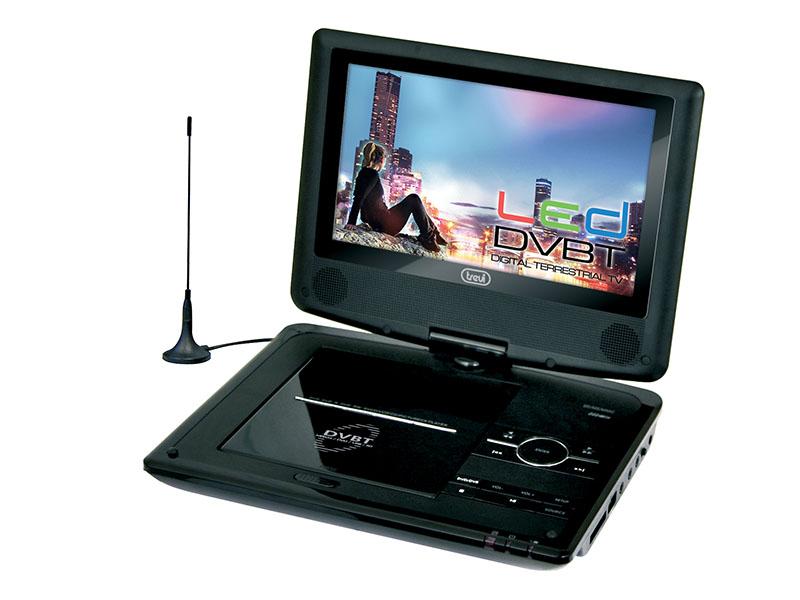 Lettore DVD Portatile con 2 Display e Decoder Integrato Trevi TW 7009