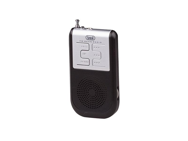 Mini Radio Portatile RA 7F15 AM FM Nera a Batterie Altoparlante