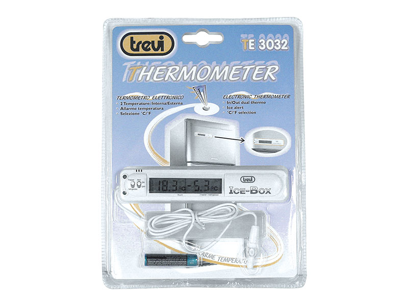 termometro digitale lcd misura temperatura ambiente,frigo,acqua, bianco /  nero (#354235401927)