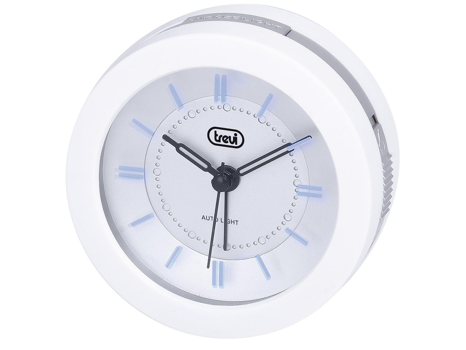 Trevi SL 3095 V Orologio al Quarzo con Sveglia e Grande Quadrante, Tasto  Snooze/Light, Suoneria