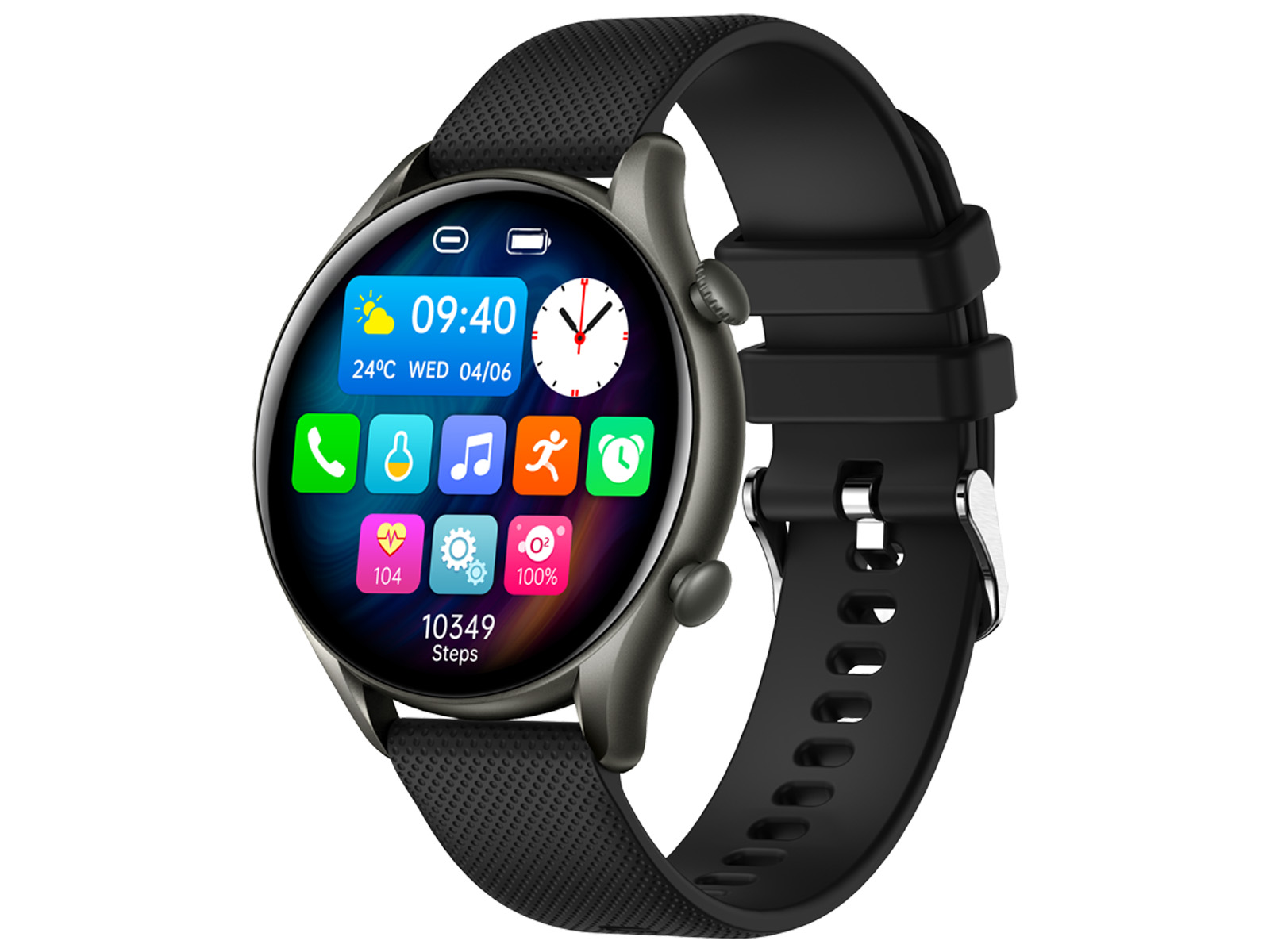 SMARTWATCH OROLOGIO BLUETOOTH TOUCH CHIAMATE ANDROID IOS SPORT FITNESS  CARDIO
