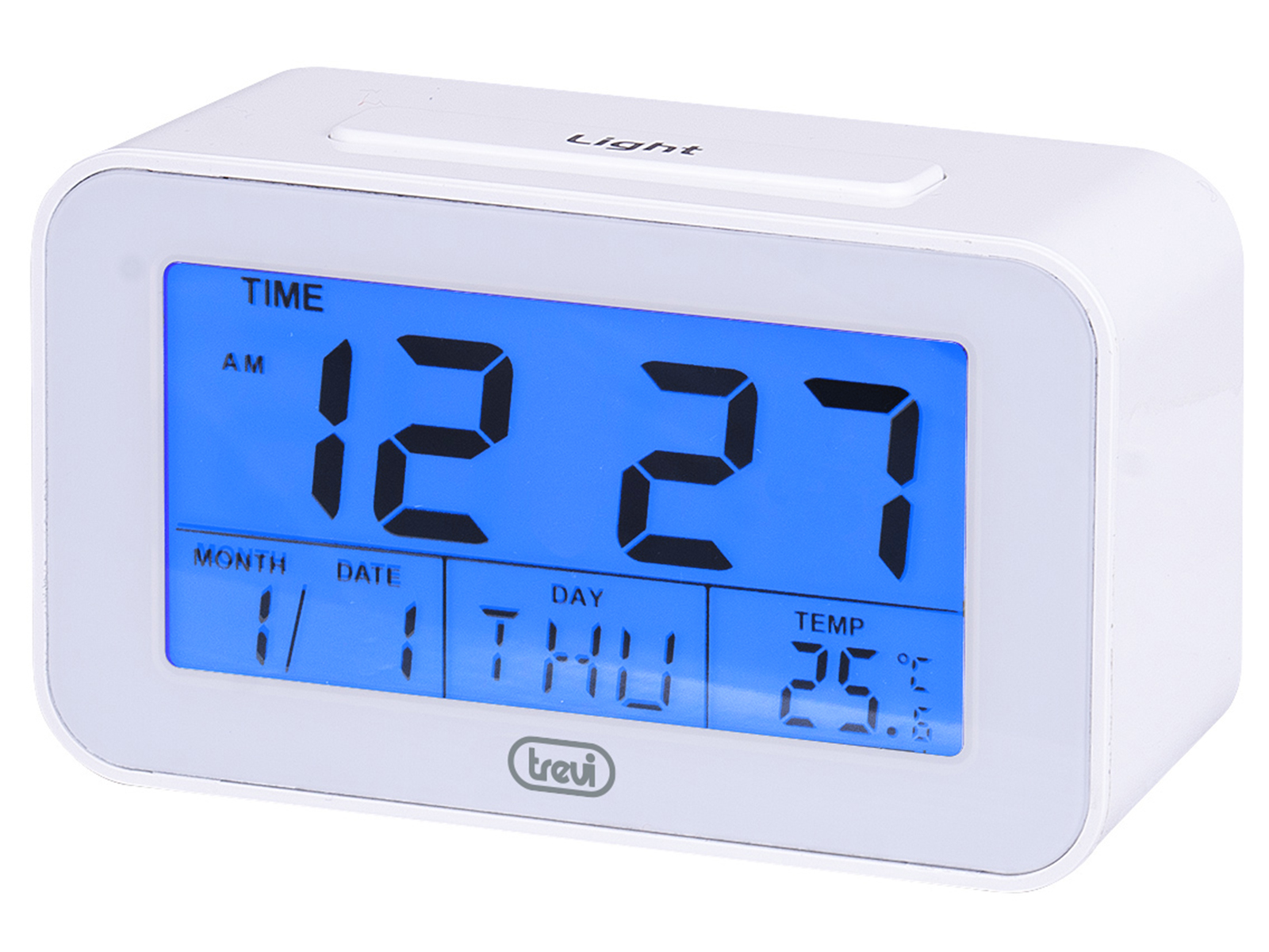 Orologio Digitale con Sveglia e Termometro Trevi SLD 3P50 Bianco